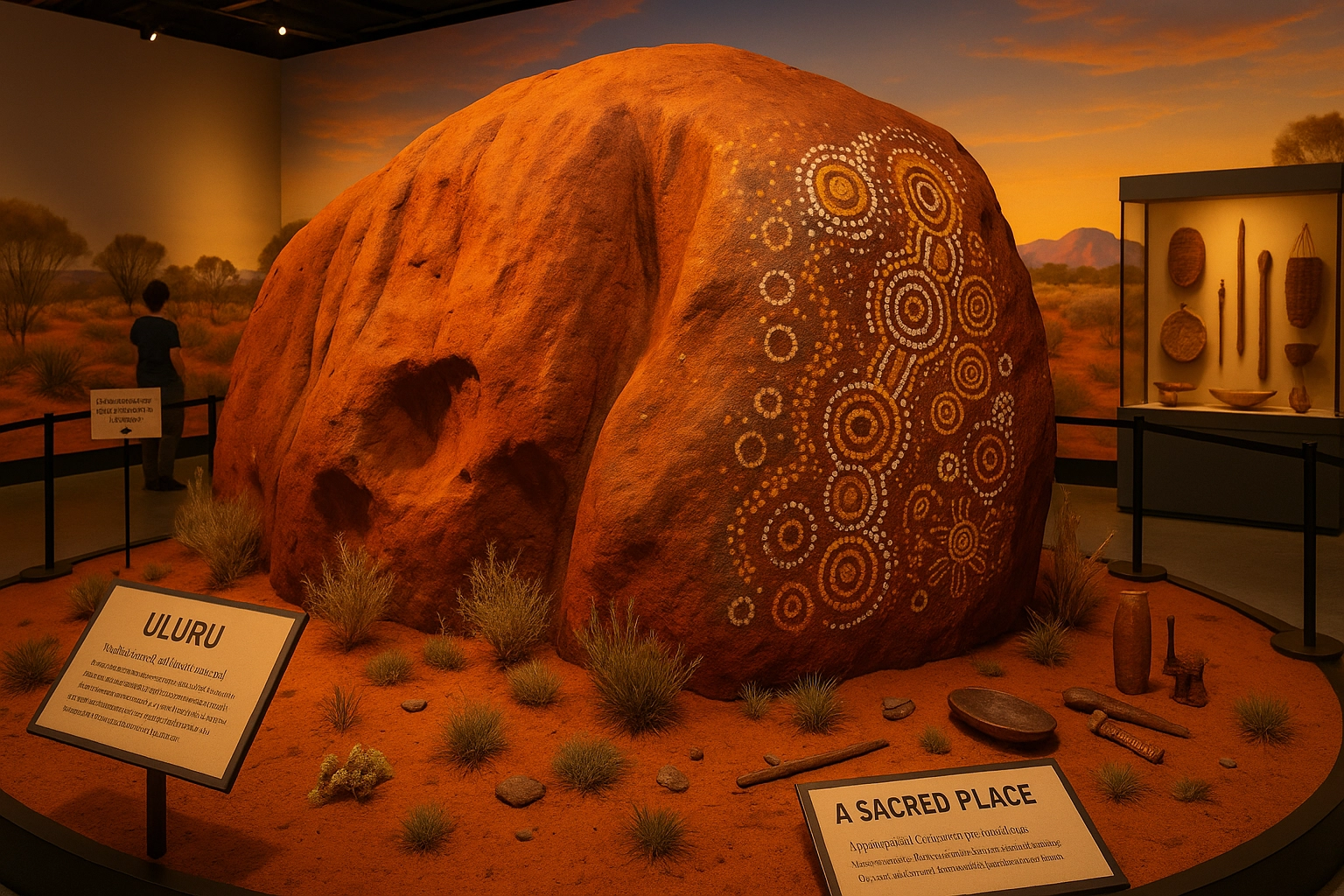 Aboriginal Spirituality Exhibition Floor Plan