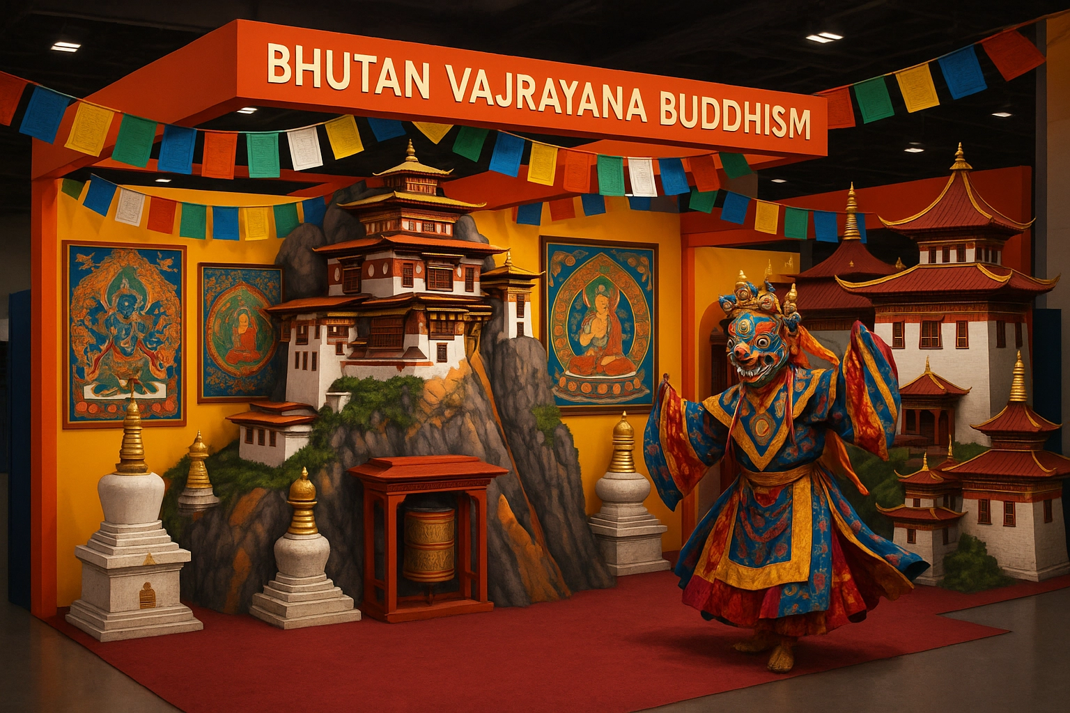 Bhutan Vajrayana Buddhism Pavilion