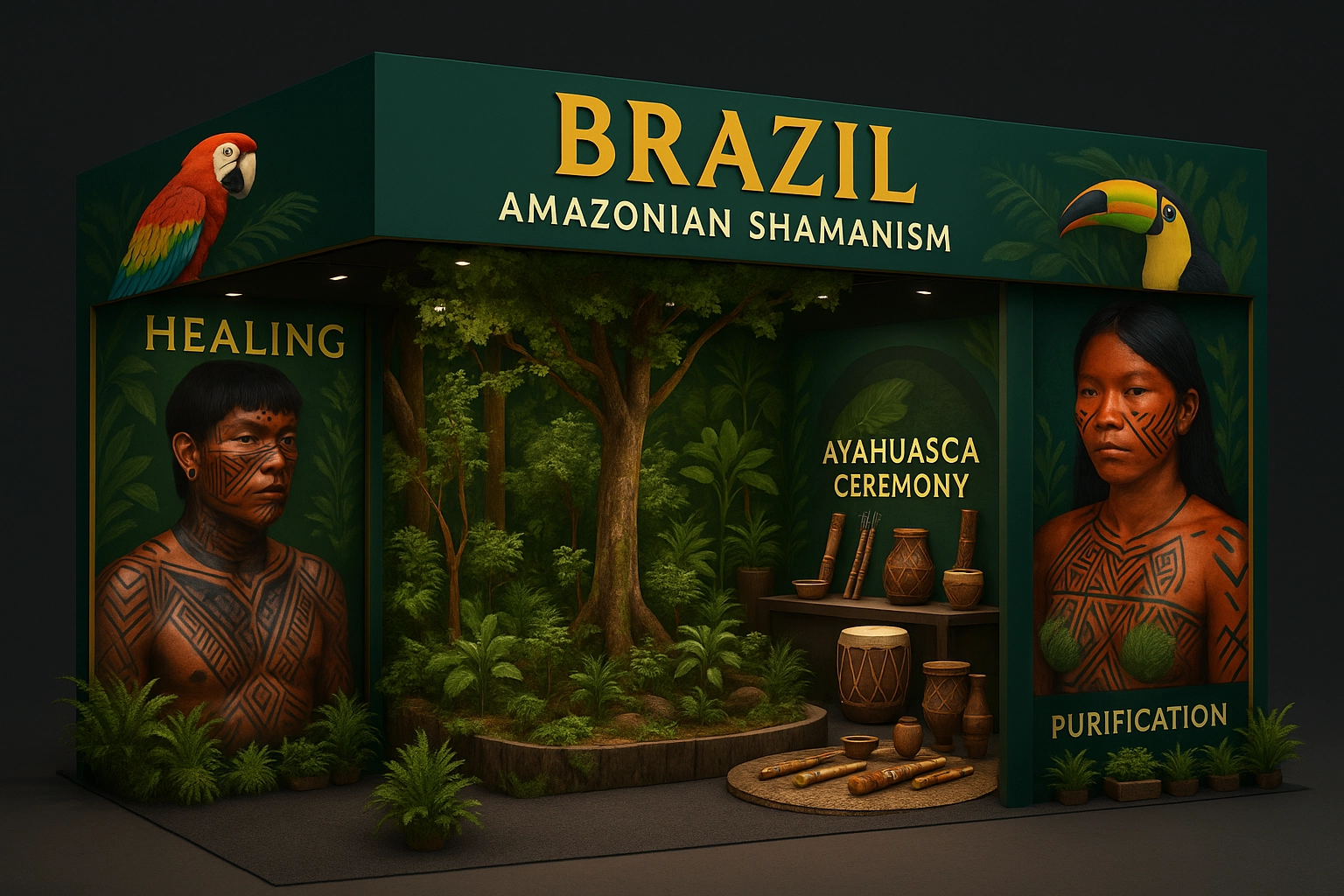 Brazil Amazonian Shamanism Pavilion