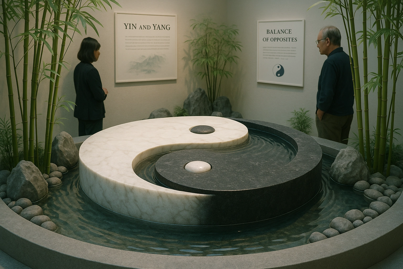 Yin-Yang Garden Display