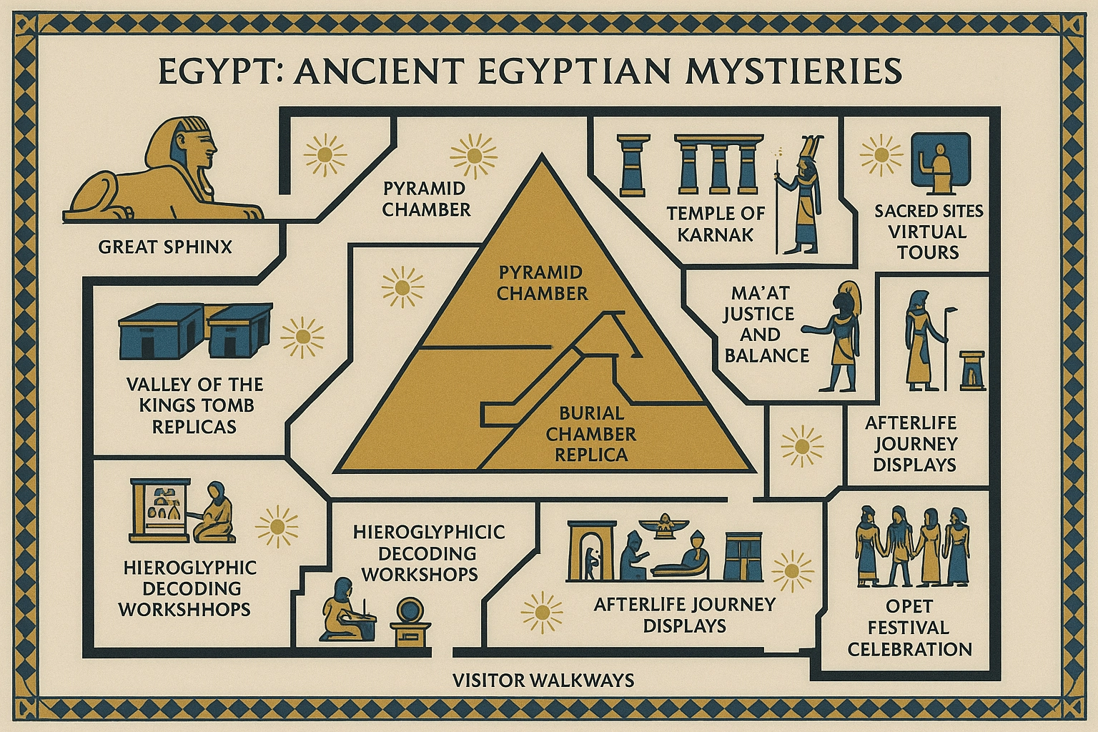 Ancient Egyptian Mysteries Exhibition Display