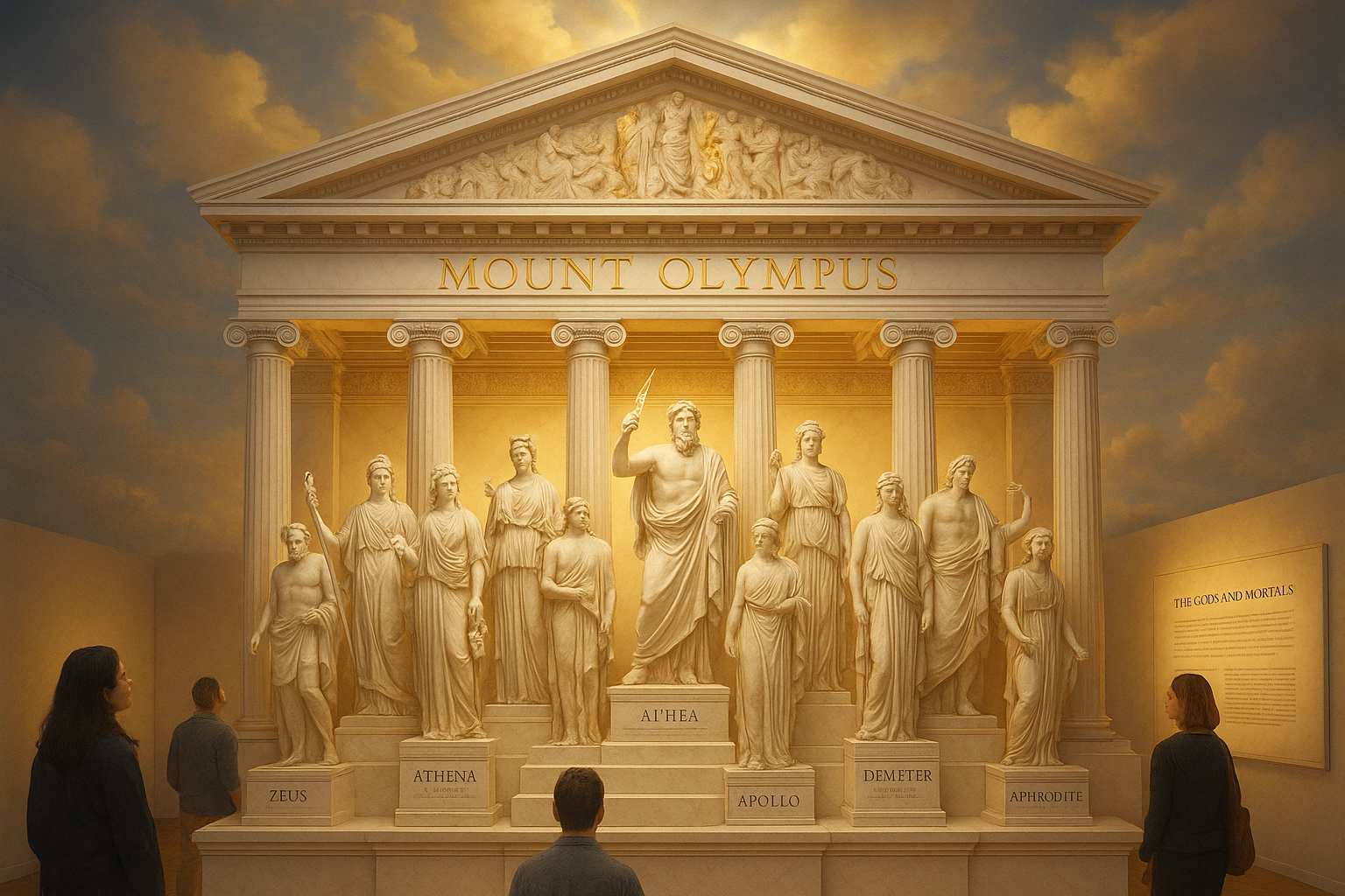 Greek Mythology Exhibition Floor Plan