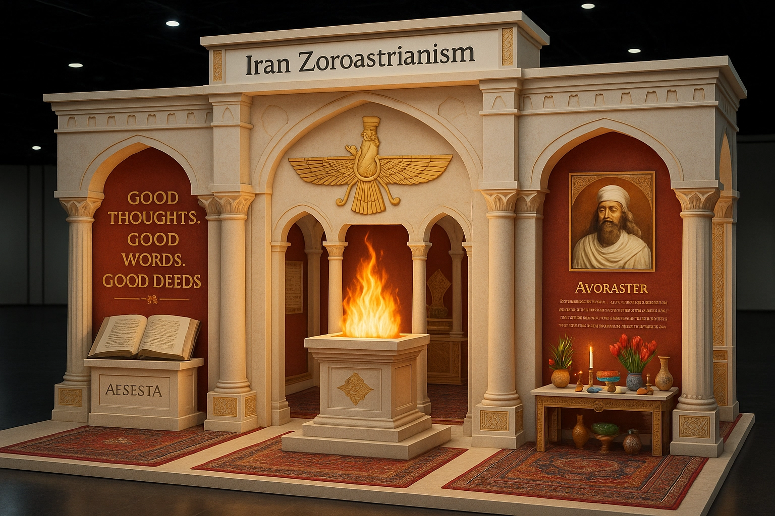 Iran Zoroastrianism Pavilion