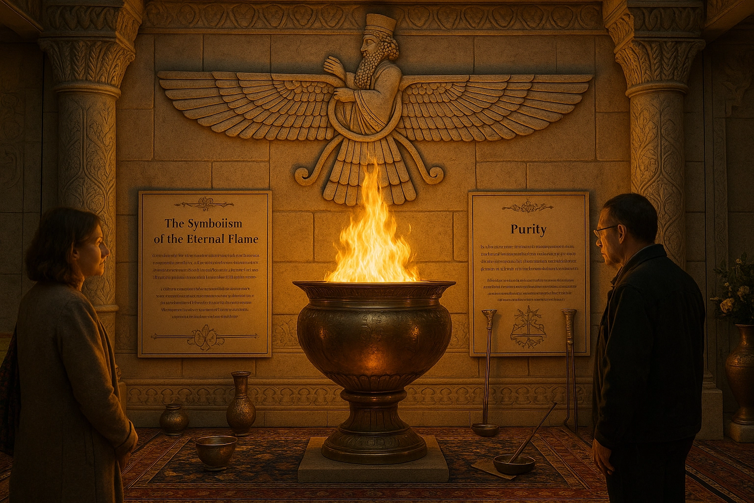 Zoroastrianism Exhibition Floor Plan