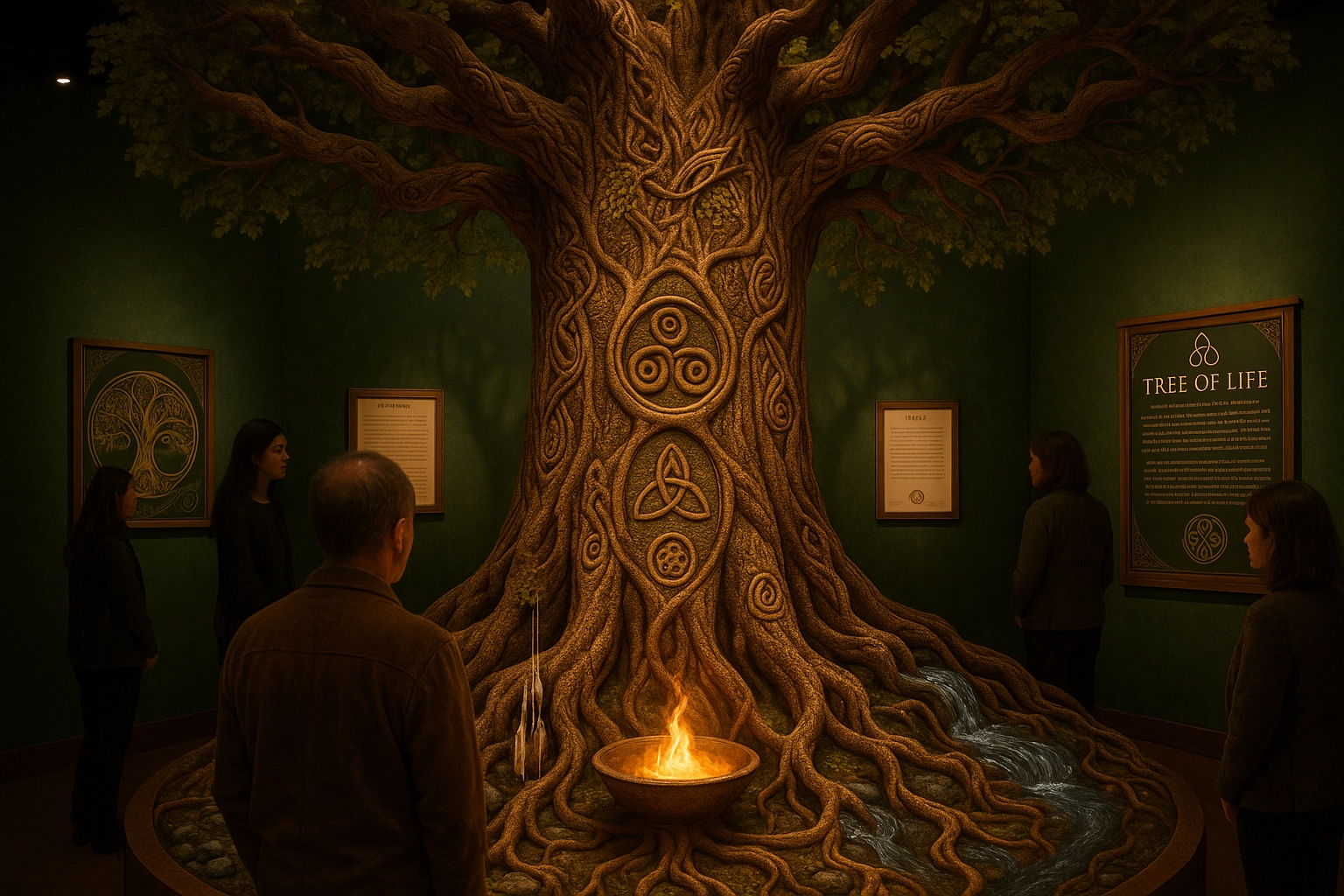 Celtic Spirituality Exhibition Floor Plan