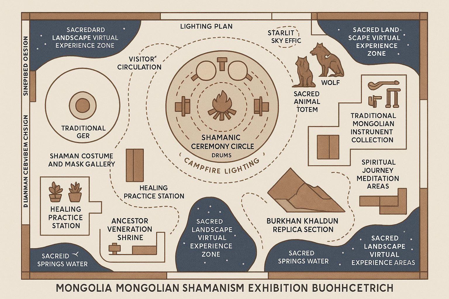 Mongolian Shamanism Exhibition Display