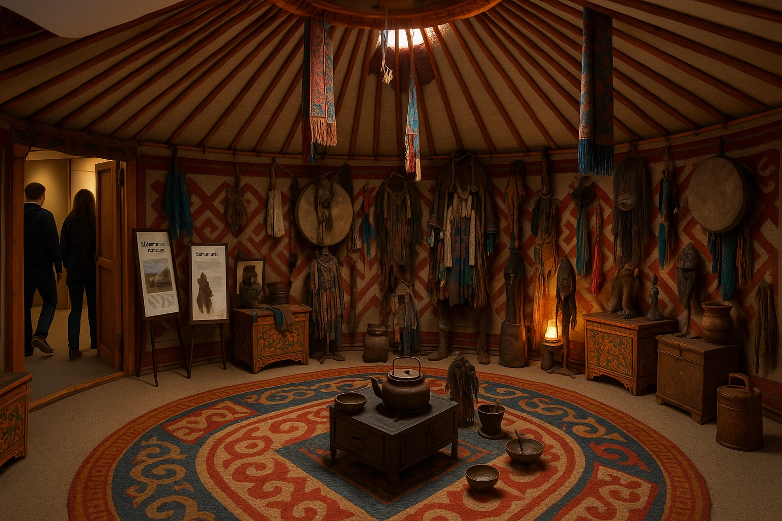 Sacred Tengri Sky Worship Display