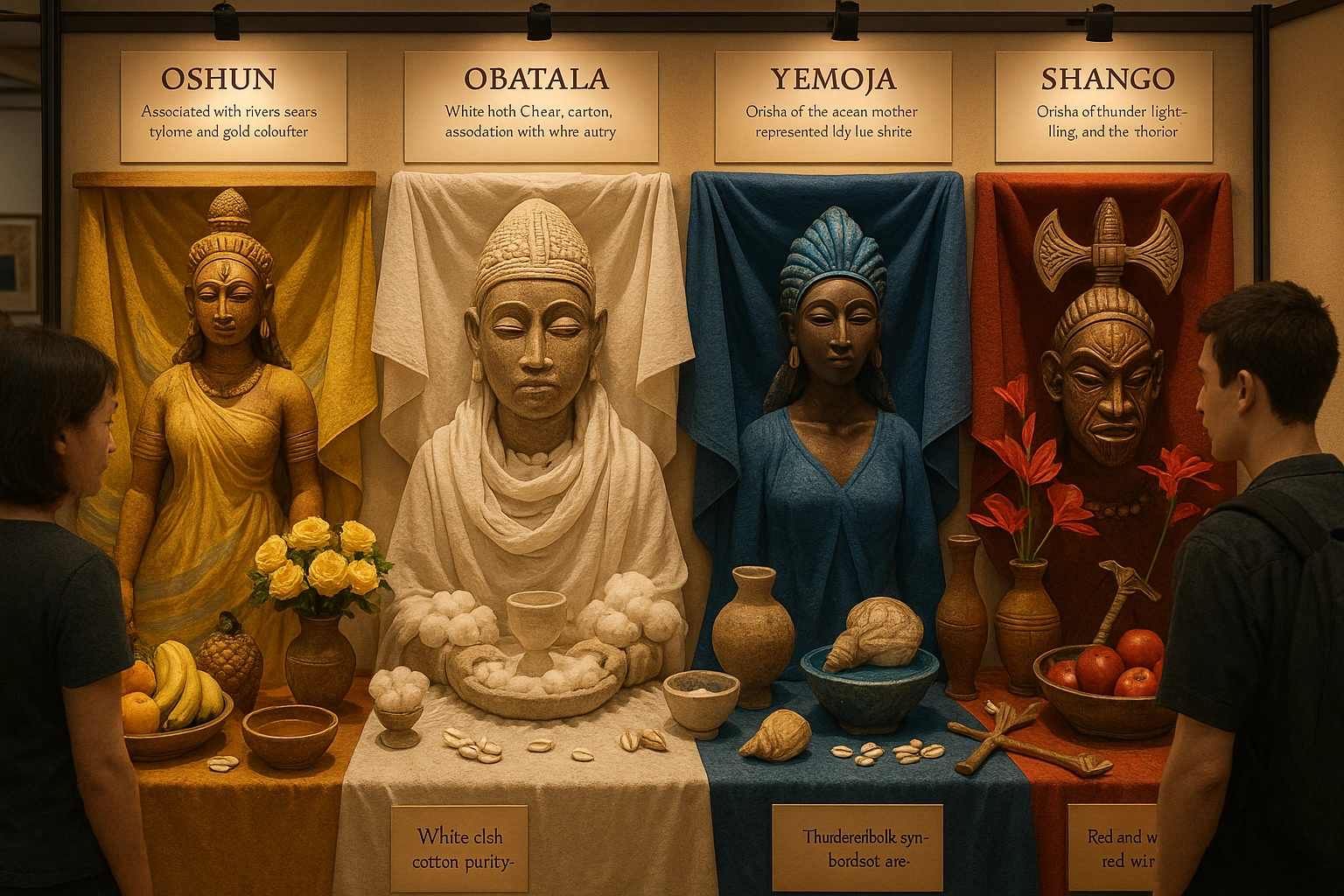 Yoruba Spirituality Exhibition Floor Plan