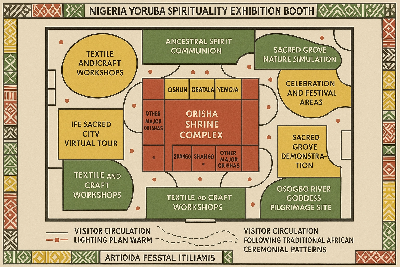 Yoruba Spirituality Exhibition Display