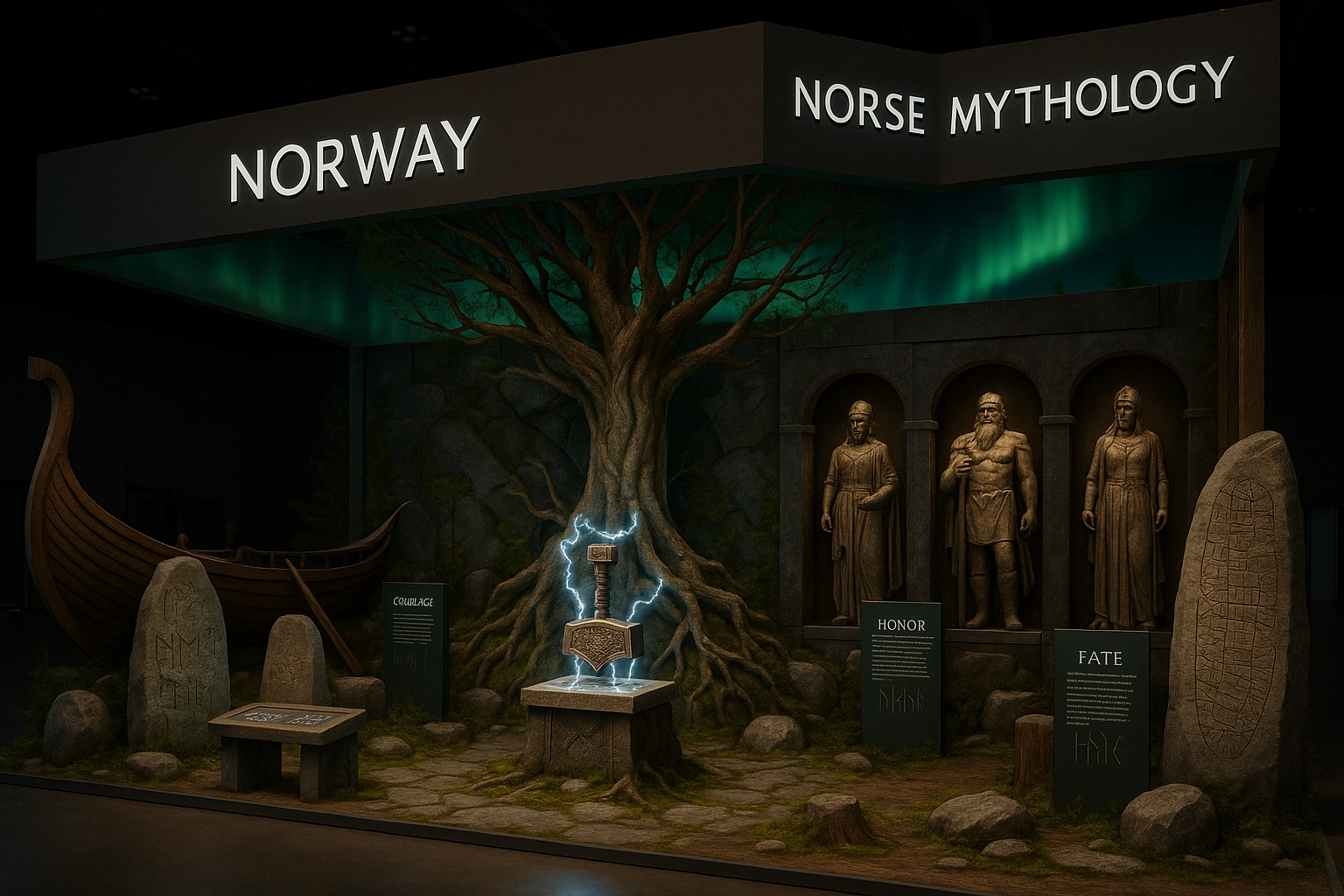 Norway Norse Mythology Pavilion