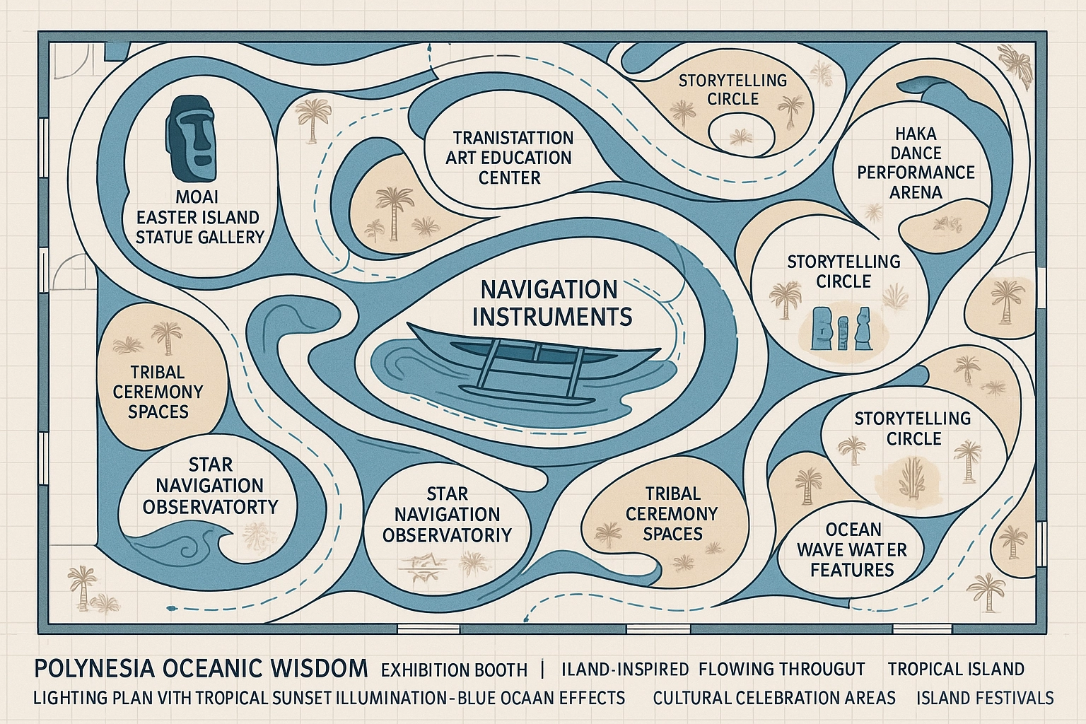 Oceanic Wisdom Exhibition Display