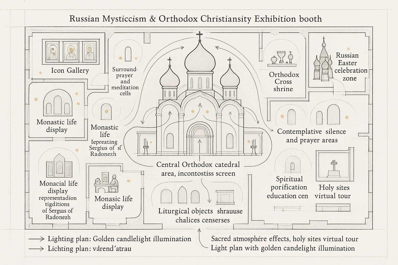 Russian Orthodox Exhibition Display