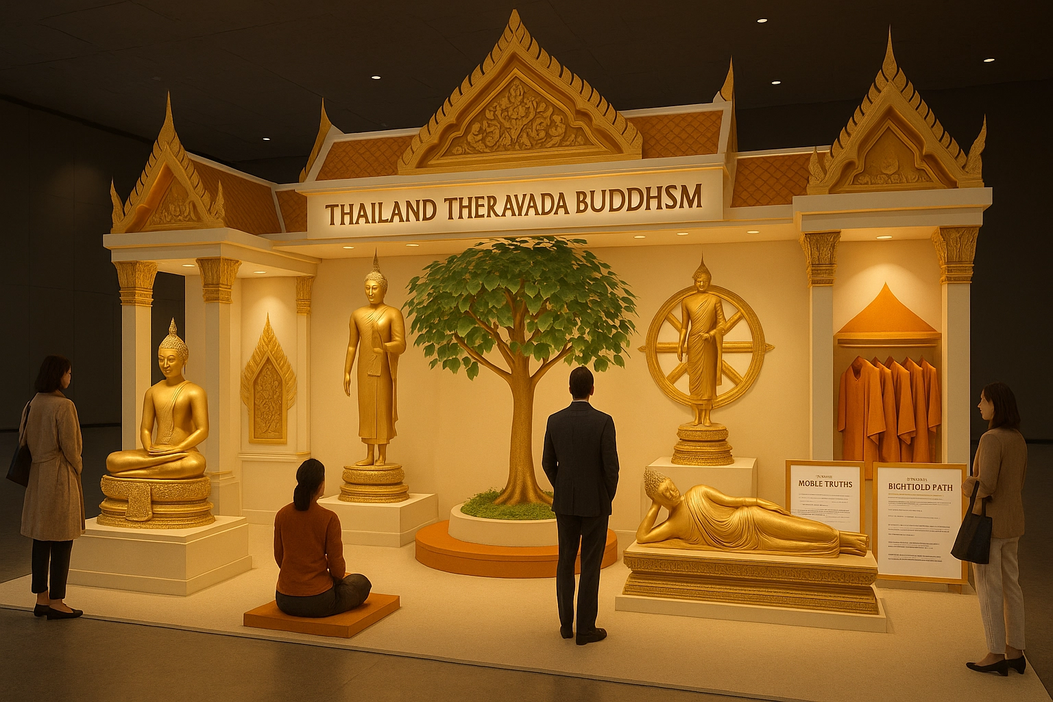 Thailand Theravada Buddhism Pavilion