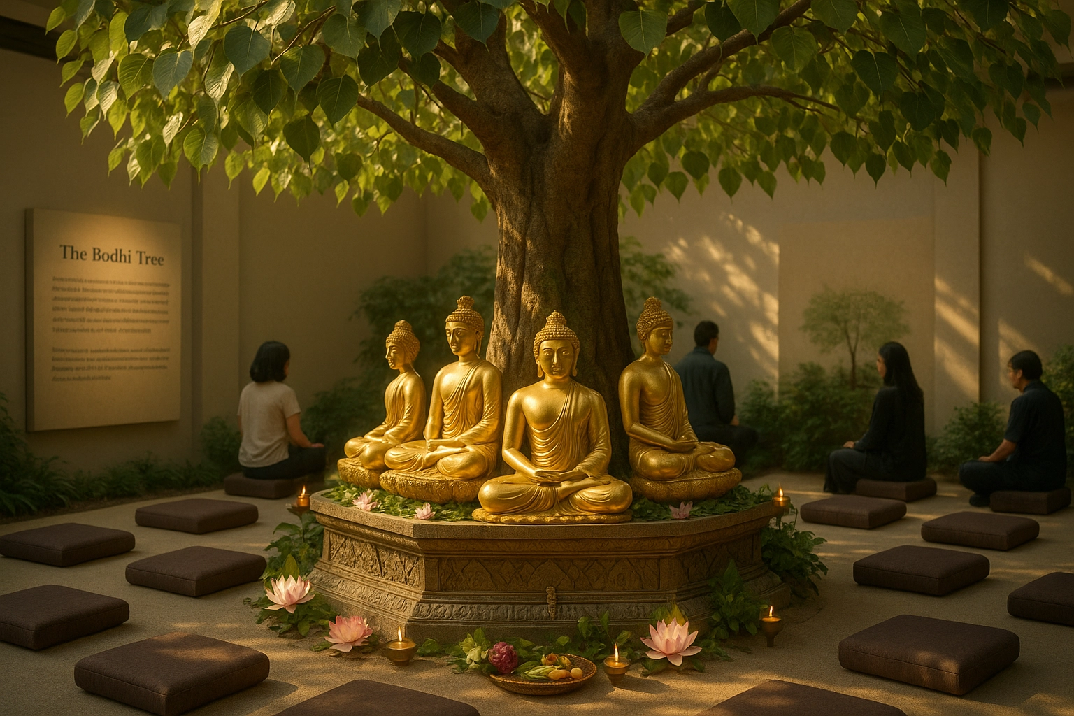 Thai Theravada Buddhism Exhibition Floor Plan