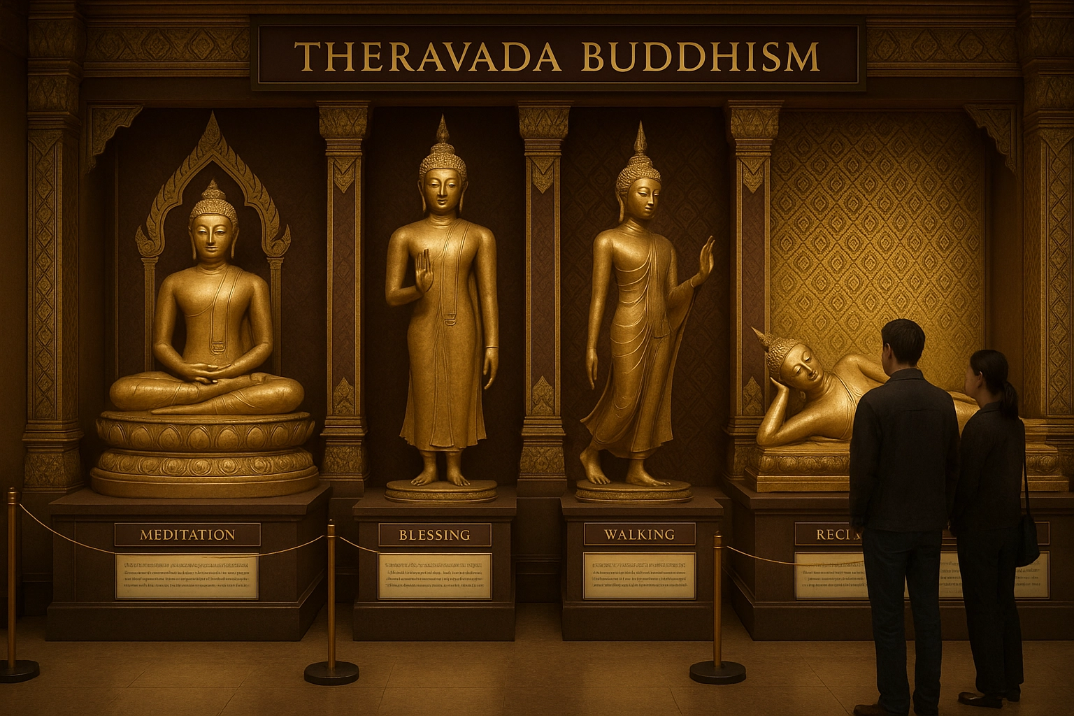 Sacred Buddhist Garden Display