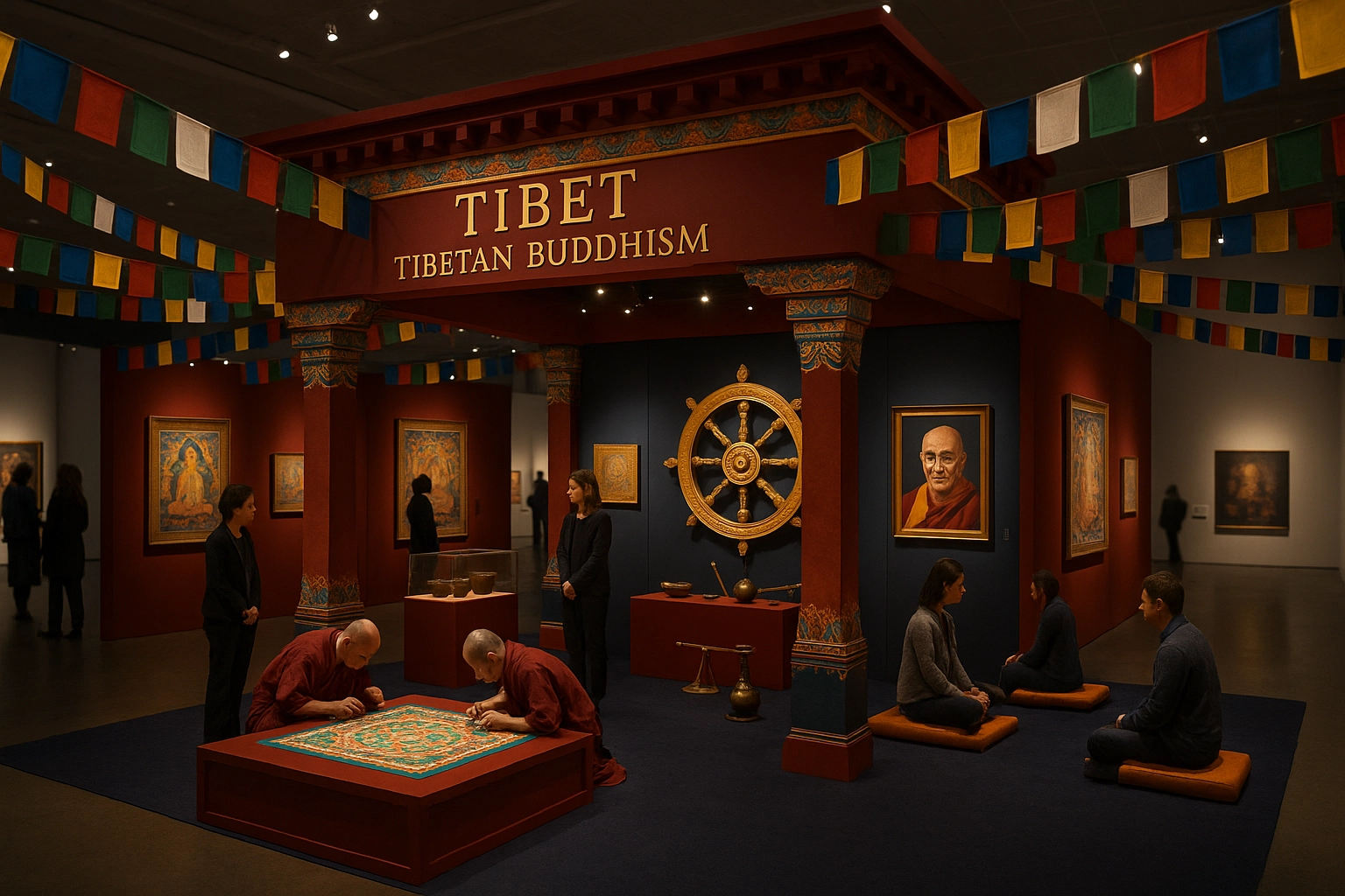 Tibet Buddhism Pavilion