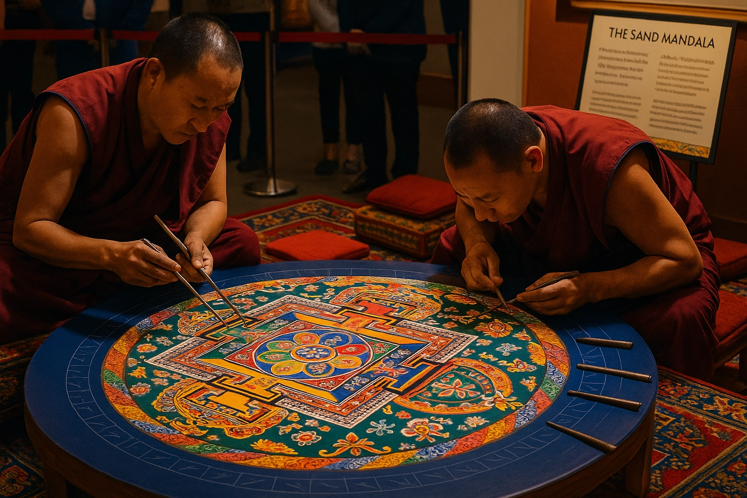Tibetan Buddhism Exhibition Floor Plan