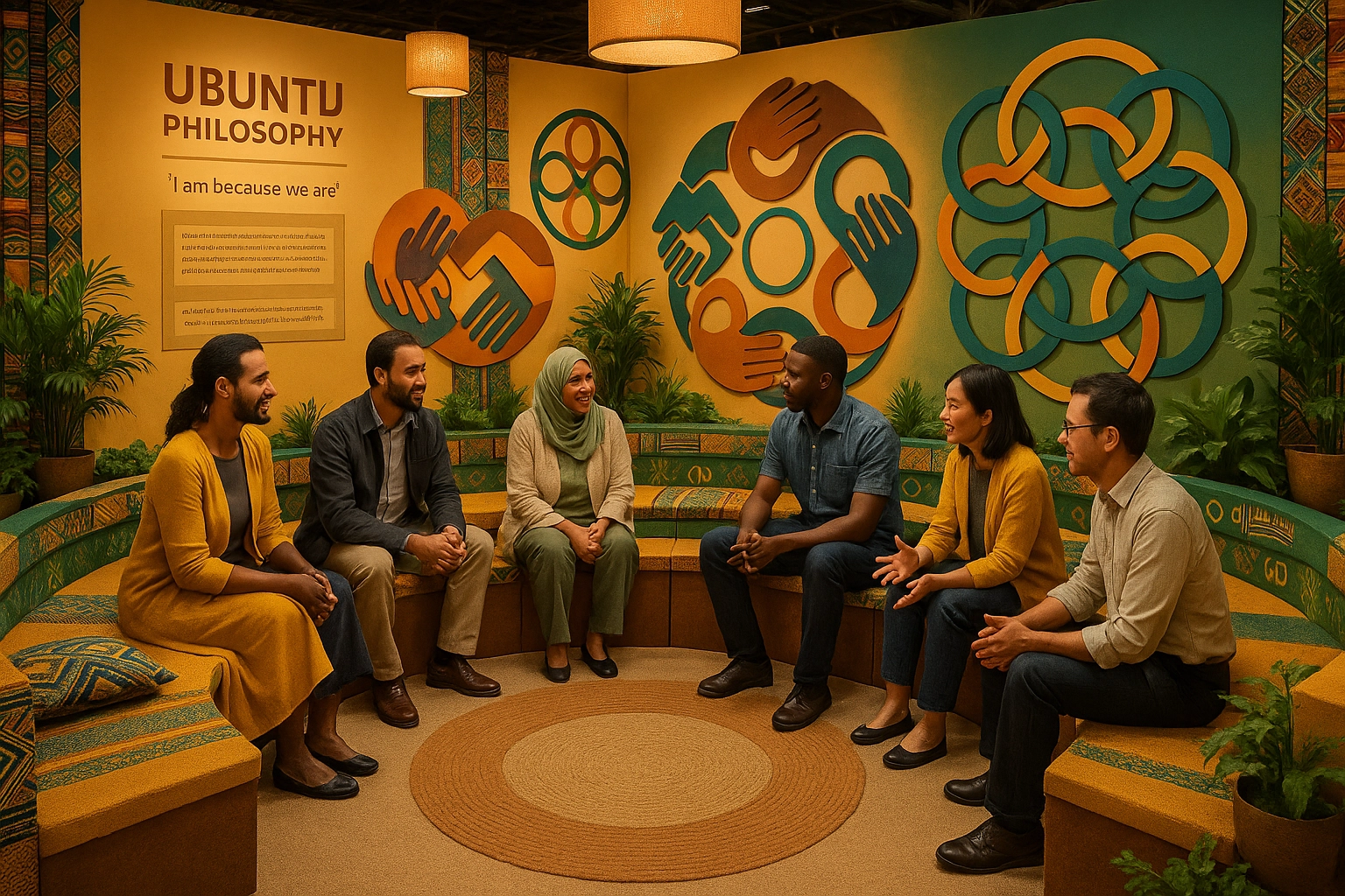 Ubuntu Philosophy Exhibition Floor Plan